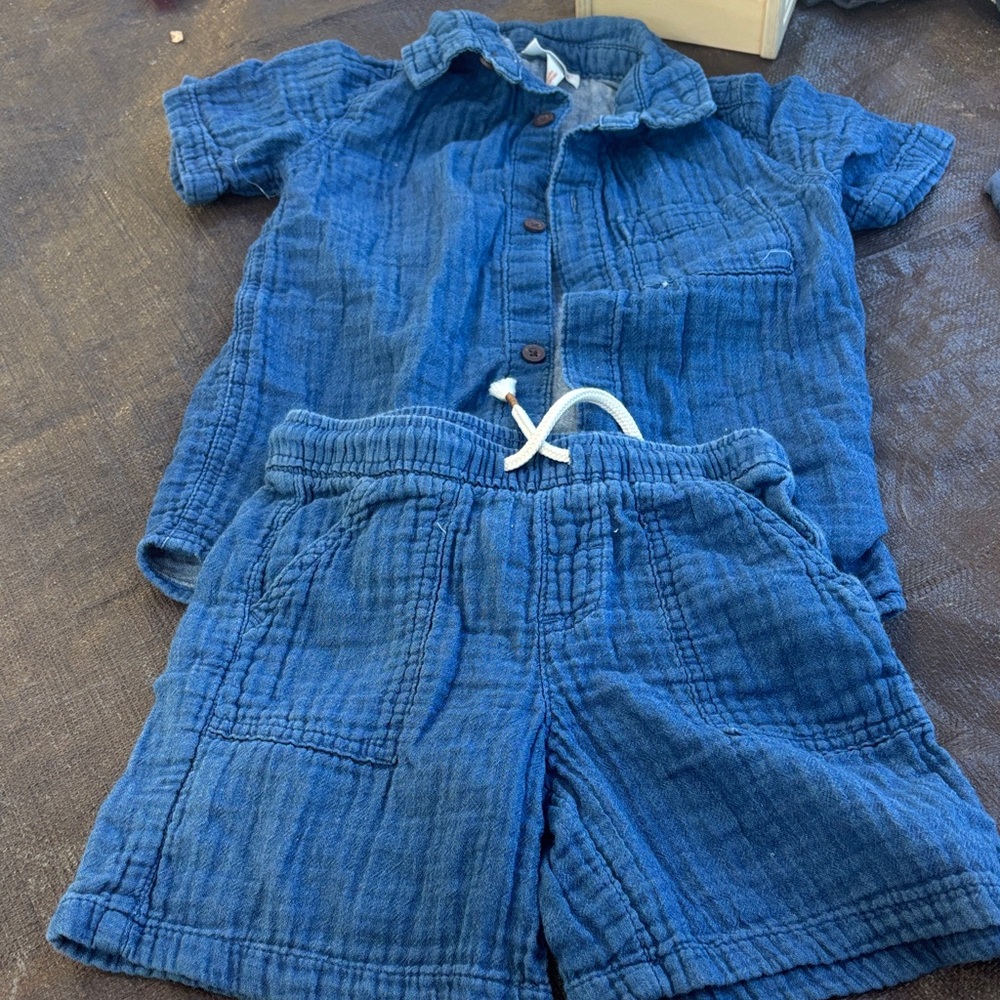 Cat & Jack Blue Set